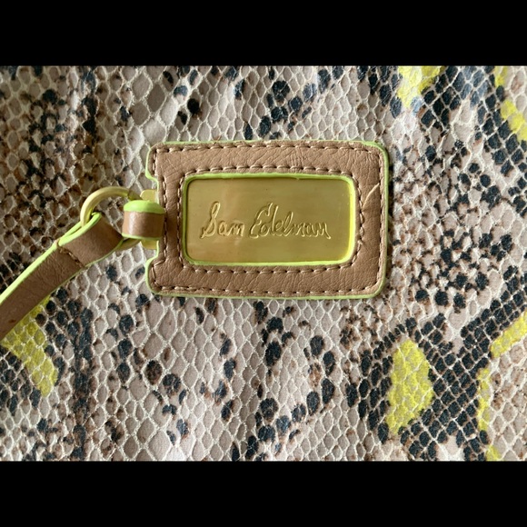 Sam Edelman Neon croc crossbody bag - Picture 2 of 4